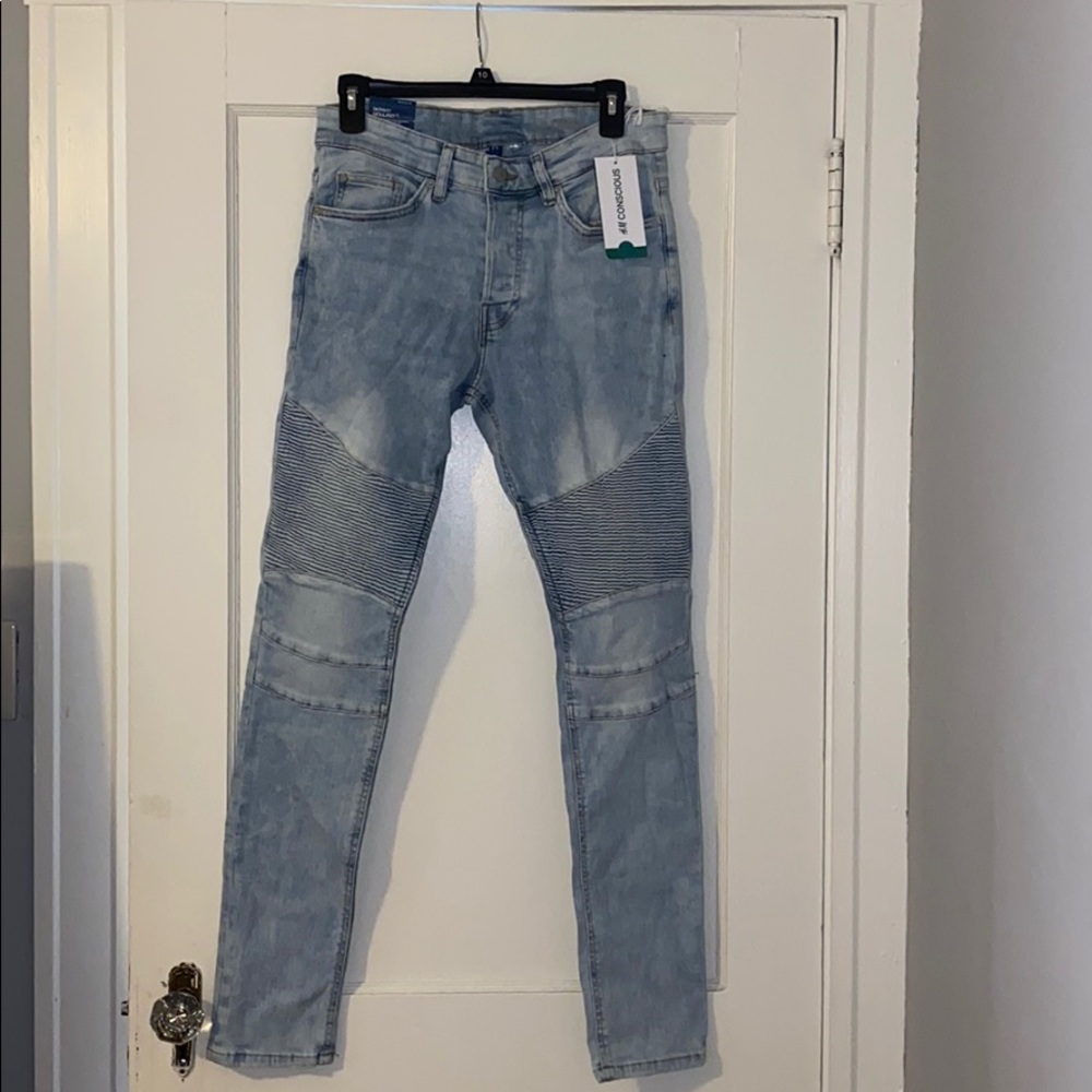 H&M Men’s Skinny Biker Jeans